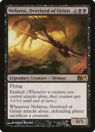 Nefarox, Overlord of Grixis [Magic 2013] | Dumpster Cat Games