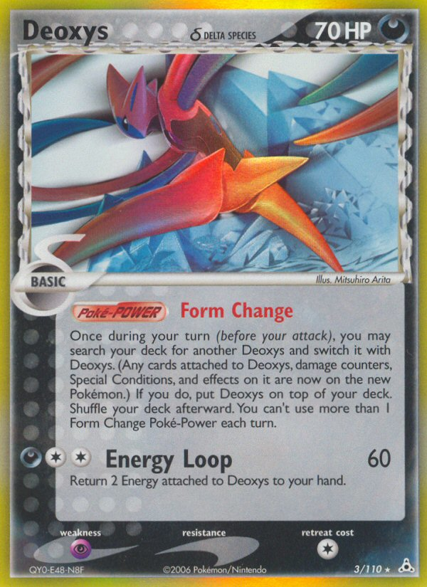 Deoxys (3/110) (Delta Species) [EX: Holon Phantoms] | Dumpster Cat Games