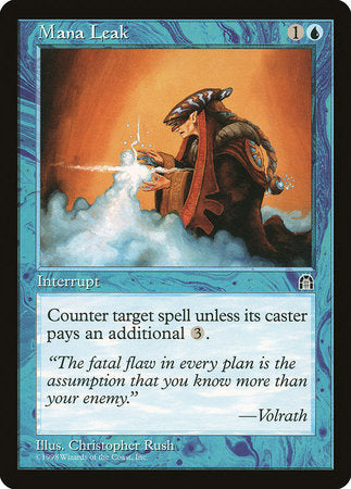 Mana Leak [Stronghold] | Dumpster Cat Games