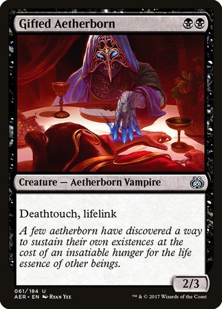 Gifted Aetherborn [Aether Revolt] | Dumpster Cat Games