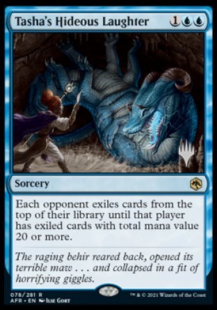 Tasha's Hideous Laughter (Promo Pack) [Dungeons & Dragons: Adventures in the Forgotten Realms Promos] | Dumpster Cat Games