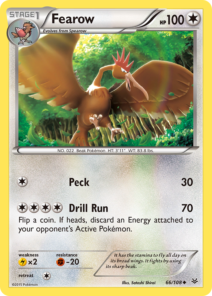 Fearow (66/108) [XY: Roaring Skies] | Dumpster Cat Games