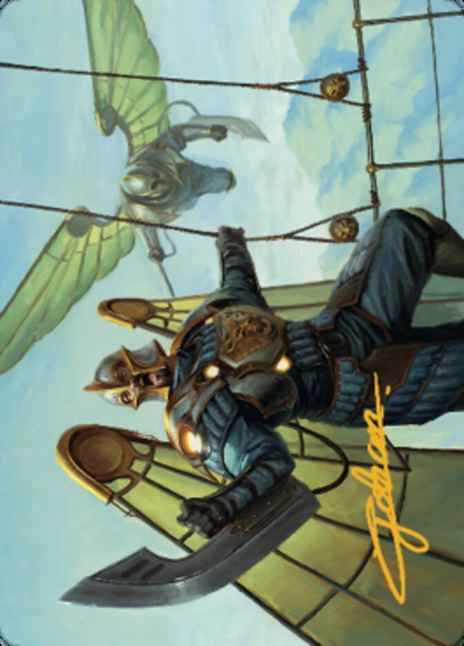 Air Marshal Art Card (Gold-Stamped Signature) [The Brothers' War Art Series] | Dumpster Cat Games