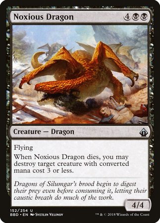 Noxious Dragon [Battlebond] | Dumpster Cat Games