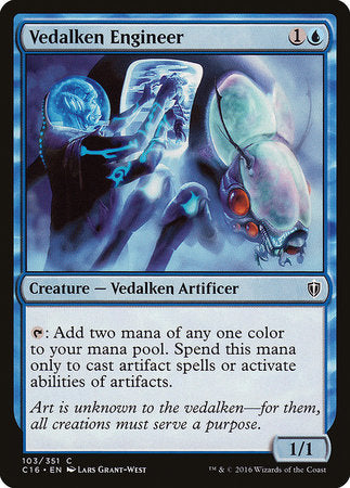 Vedalken Engineer [Commander 2016] | Dumpster Cat Games