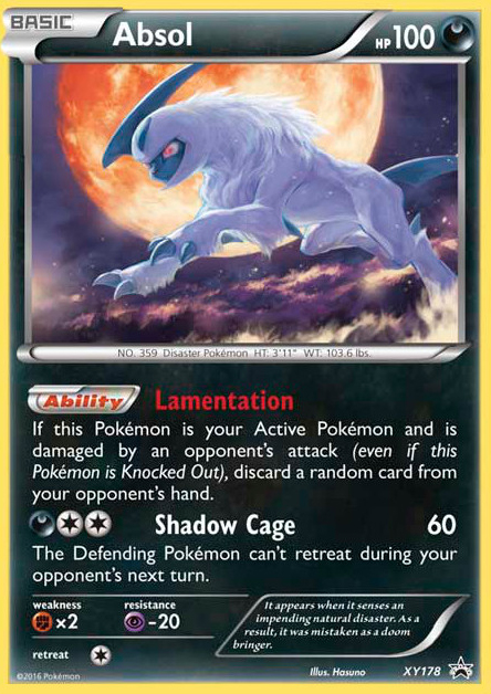 Absol (XY178) [XY: Black Star Promos] | Dumpster Cat Games