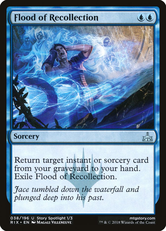 Flood of Recollection [Rivals of Ixalan] | Dumpster Cat Games