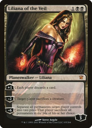Liliana of the Veil [Innistrad] | Dumpster Cat Games