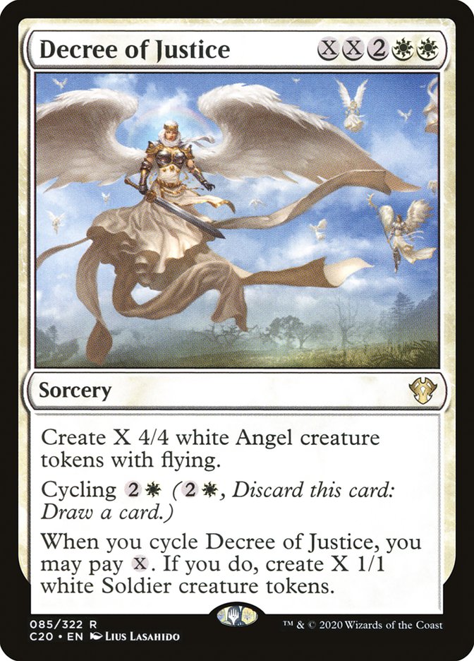 Decree of Justice [Commander 2020] | Dumpster Cat Games