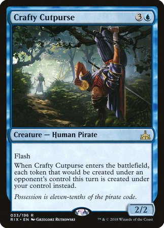 Crafty Cutpurse [Rivals of Ixalan] | Dumpster Cat Games