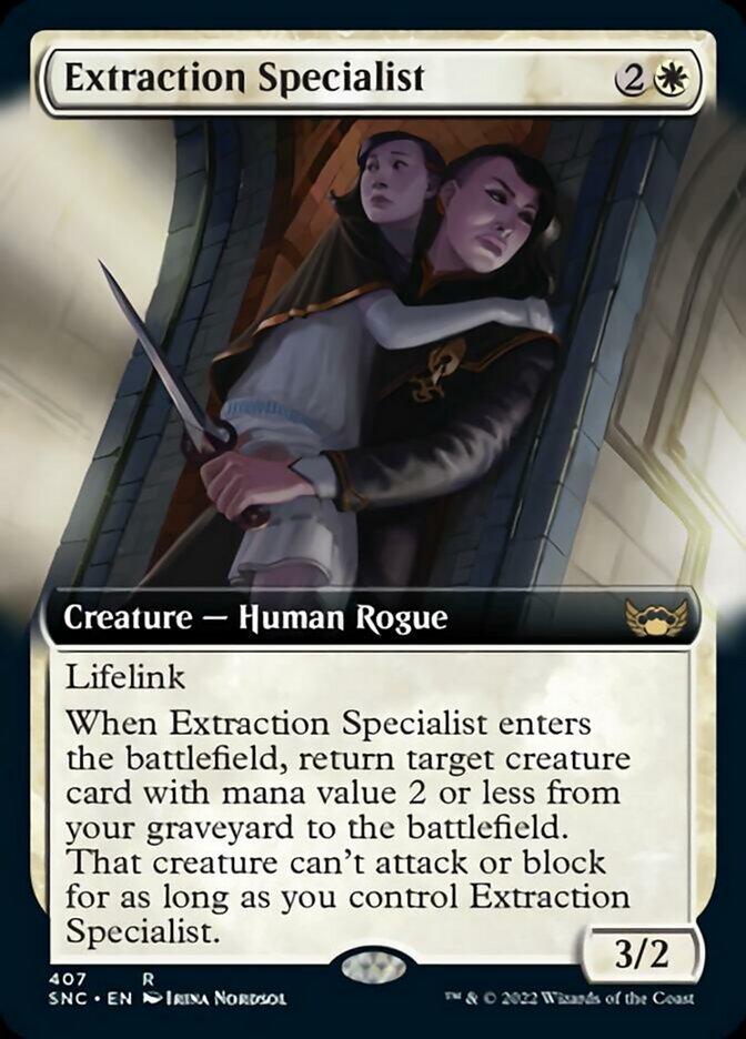 Extraction Specialist (Extended Art) [Streets of New Capenna] | Dumpster Cat Games