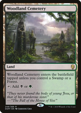 Woodland Cemetery [Dominaria Promos] | Dumpster Cat Games