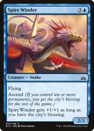 Spire Winder [Rivals of Ixalan] | Dumpster Cat Games