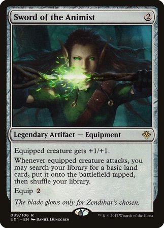 Sword of the Animist [Archenemy: Nicol Bolas] | Dumpster Cat Games