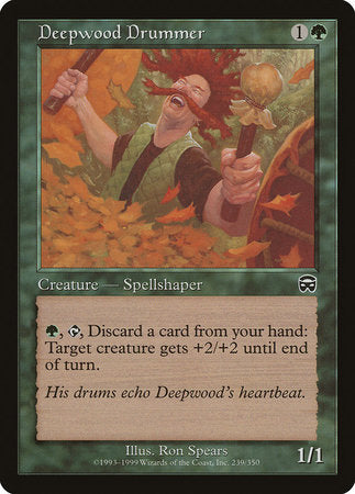 Deepwood Drummer [Mercadian Masques] | Dumpster Cat Games