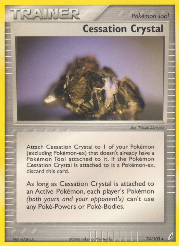 Cessation Crystal (74/100) [EX: Crystal Guardians] | Dumpster Cat Games
