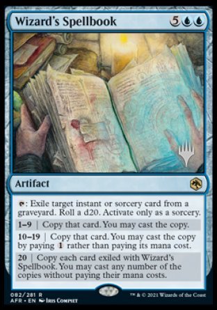 Wizard's Spellbook (Promo Pack) [Dungeons & Dragons: Adventures in the Forgotten Realms Promos] | Dumpster Cat Games