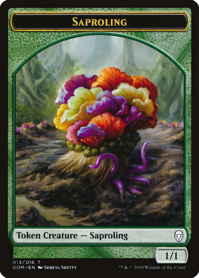 Saproling (013/016) [Dominaria Tokens] | Dumpster Cat Games