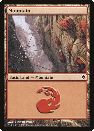 Mountain (245a) [Zendikar] | Dumpster Cat Games