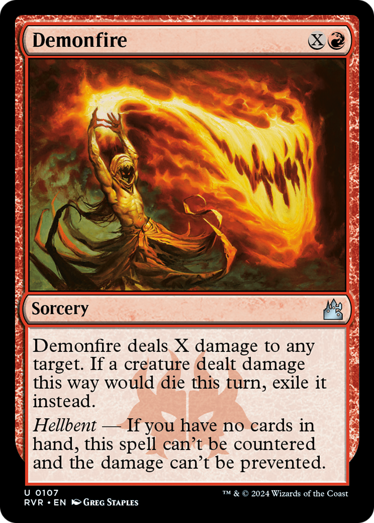 Demonfire [Ravnica Remastered] | Dumpster Cat Games