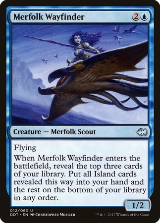 Merfolk Wayfinder [Duel Decks: Merfolk vs. Goblins] | Dumpster Cat Games