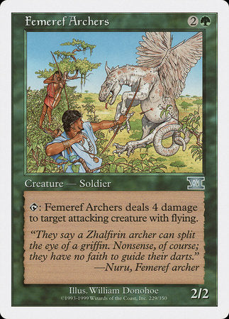 Femeref Archers [Classic Sixth Edition] | Dumpster Cat Games
