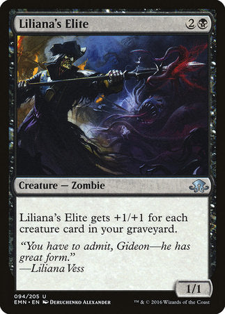 Liliana's Elite [Eldritch Moon] | Dumpster Cat Games