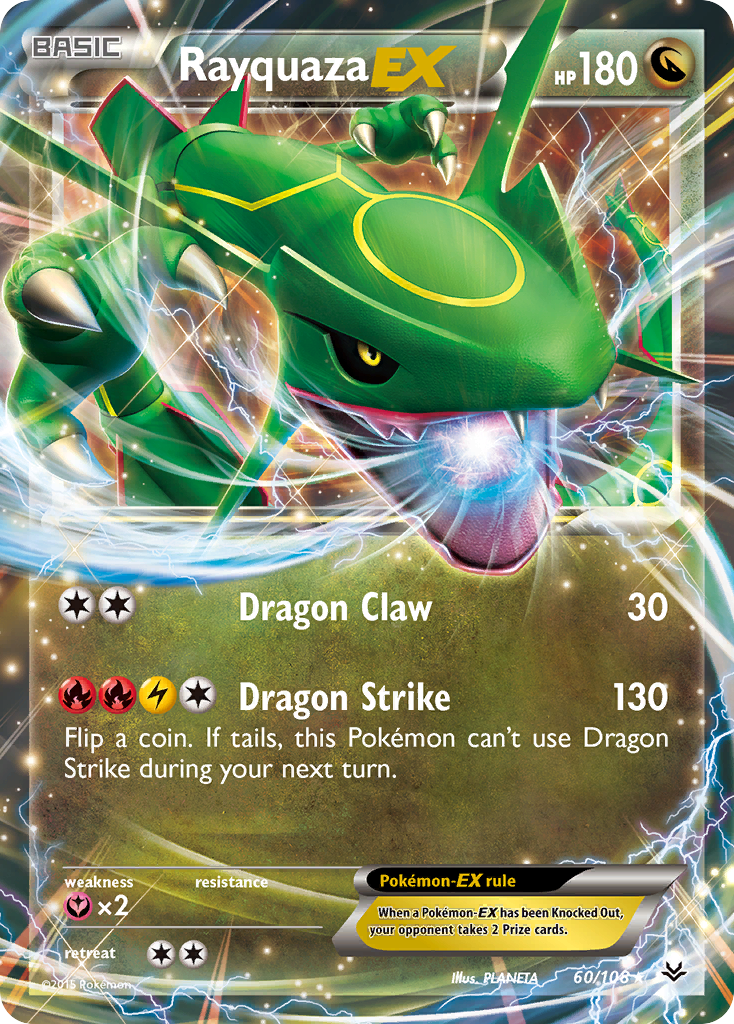 Rayquaza EX (60/108) [XY: Roaring Skies] | Dumpster Cat Games