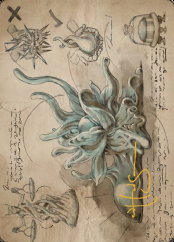 Sculpting Steel Art Card (Gold-Stamped Signature) [The Brothers' War Art Series] | Dumpster Cat Games