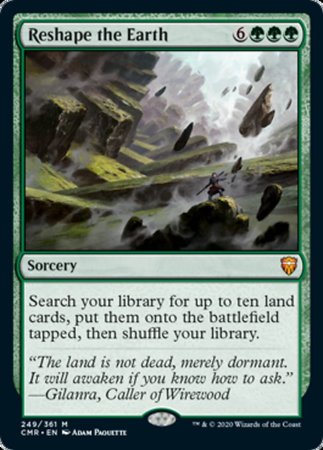 Reshape the Earth [Commander Legends] | Dumpster Cat Games