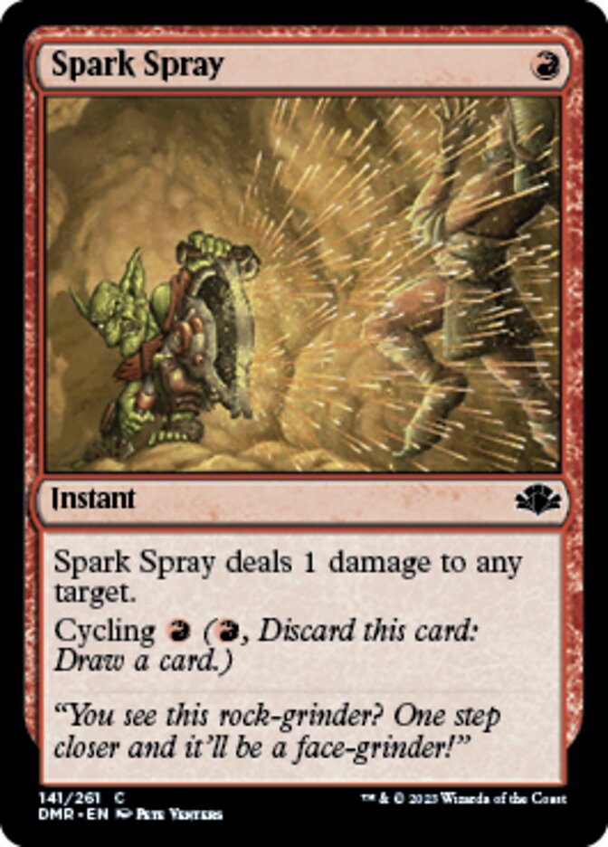 Spark Spray [Dominaria Remastered] | Dumpster Cat Games