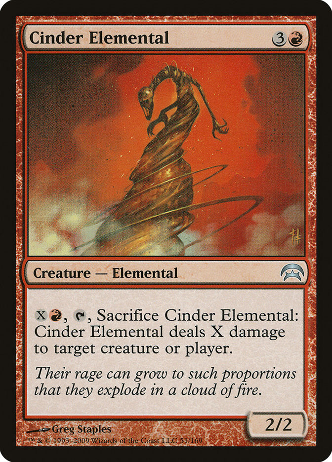 Cinder Elemental [Planechase] | Dumpster Cat Games