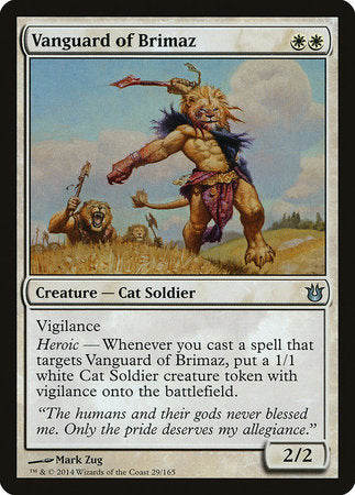 Vanguard of Brimaz [Born of the Gods] | Dumpster Cat Games