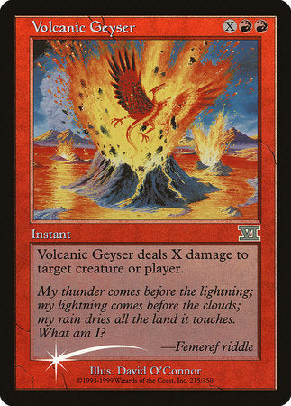 Volcanic Geyser [Friday Night Magic 2000] | Dumpster Cat Games