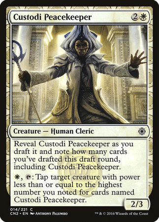 Custodi Peacekeeper [Conspiracy: Take the Crown] | Dumpster Cat Games