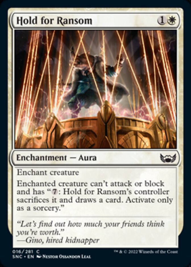 Hold for Ransom [Streets of New Capenna] | Dumpster Cat Games