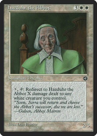 Hazduhr the Abbot [Homelands] | Dumpster Cat Games