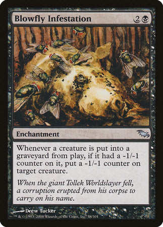 Blowfly Infestation [Shadowmoor] | Dumpster Cat Games