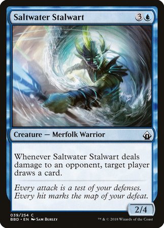 Saltwater Stalwart [Battlebond] | Dumpster Cat Games