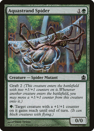 Aquastrand Spider [Commander 2011] | Dumpster Cat Games