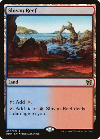 Shivan Reef [Duel Decks: Elves vs. Inventors] | Dumpster Cat Games