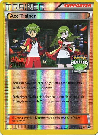Ace Trainer (69/98) (International Challenge Promo Staff) [XY: Ancient Origins] | Dumpster Cat Games
