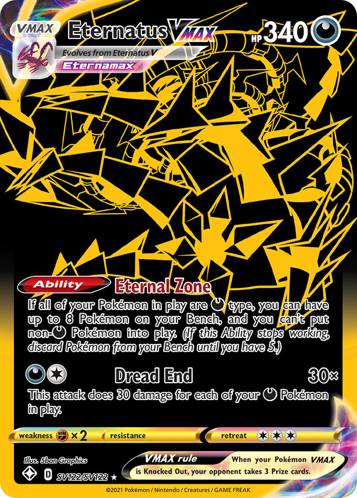 Eternatus VMAX (SV122/SV122) [Sword & Shield: Shining Fates] | Dumpster Cat Games