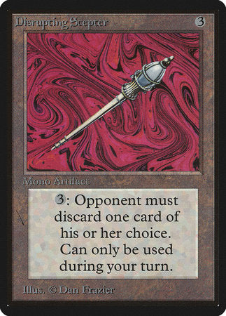 Disrupting Scepter [Limited Edition Beta] | Dumpster Cat Games