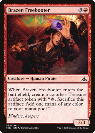 Brazen Freebooter [Rivals of Ixalan] | Dumpster Cat Games