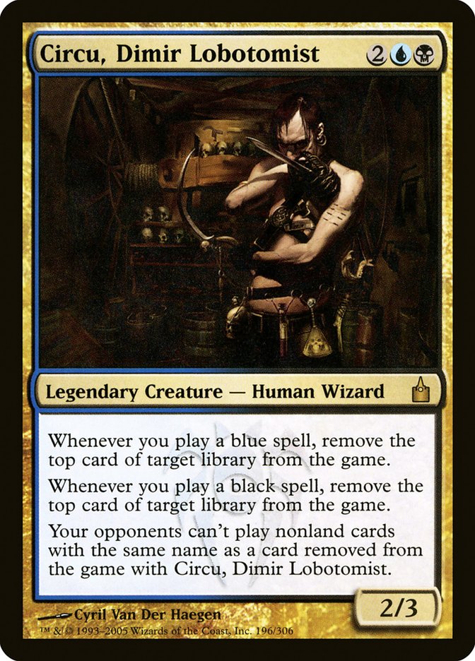 Circu, Dimir Lobotomist [Ravnica: City of Guilds] | Dumpster Cat Games