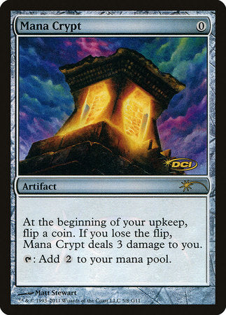 Mana Crypt [Judge Gift Cards 2011] | Dumpster Cat Games
