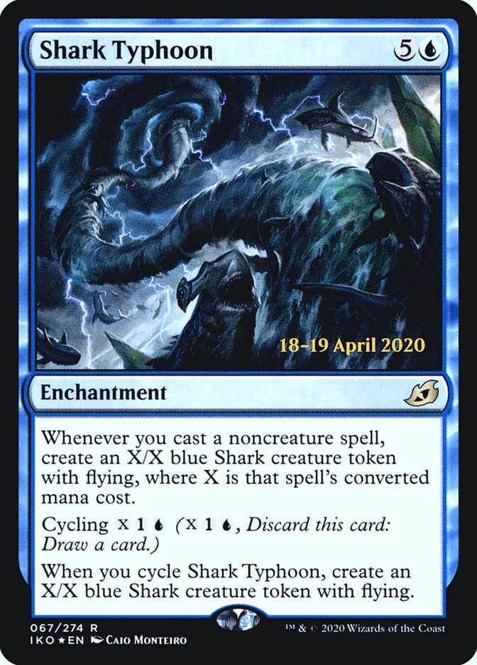 Shark Typhoon  [Ikoria: Lair of Behemoths Prerelease Promos] | Dumpster Cat Games