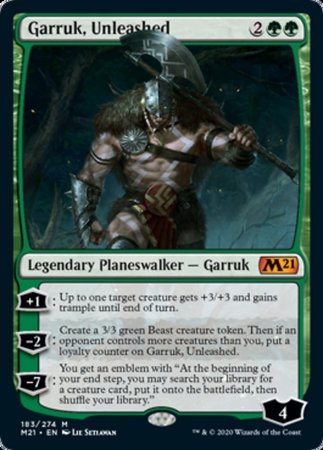 Garruk, Unleashed [Core Set 2021] | Dumpster Cat Games