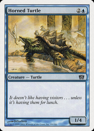 Horned Turtle [Eighth Edition] | Dumpster Cat Games